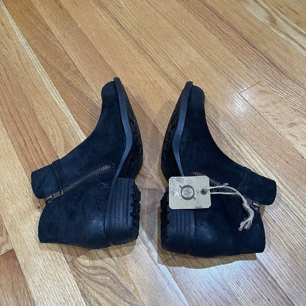 Born Shoes Kimmie Ankle Boots Womens Size 8.5M Black Leather Cushioned NEW - Picture 9 of 16